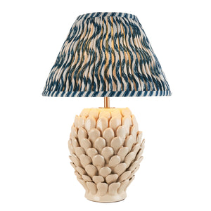 Layered Leaf & Ripple 30cm Marlin blue shade - Comet Lighting