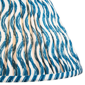 Layered Leaf & Ripple 30cm Marlin blue shade - Comet Lighting