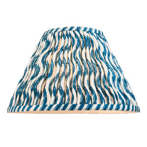 Layered Leaf & Ripple 30cm Marlin blue shade - Comet Lighting