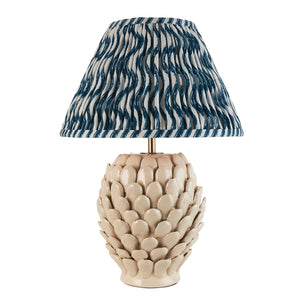 Layered Leaf & Ripple 30cm Marlin blue shade - Comet Lighting
