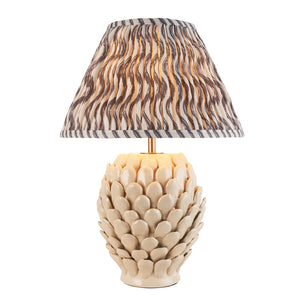 Layered Leaf & Ripple 30cm Pearl grey shade - Comet Lighting