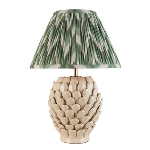 Layered Leaf & Zigzag 30cm Cotswold green shade - Comet Lighting