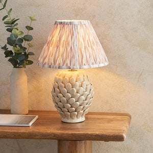Layered Leaf & Ikat 30cm Neutral shade - Comet Lighting