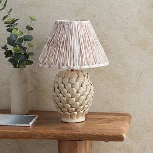 Layered Leaf & Ikat 30cm Neutral shade - Comet Lighting