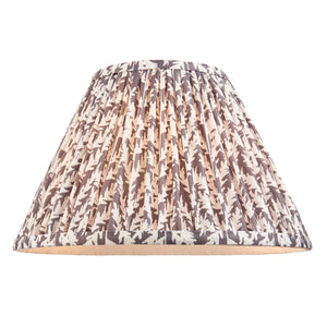 Ceramic Table Light Layered Leaf & Leaf 30cm Pearl grey shade - Comet Lighting