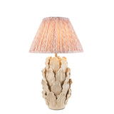 Ceramic Table Light Layered Leaf & Leaf 30cm Peachy keen shade