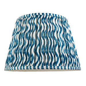 Layered Leaf & Ripple 35cm Marlin blue shade - Comet Lighting