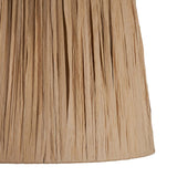 Layered Leaf & Raffia 32cm Natural raffia shade