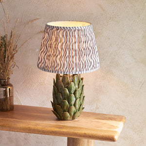 Layered Leaf & Ripple 35cm Pearl grey shade - Comet Lighting