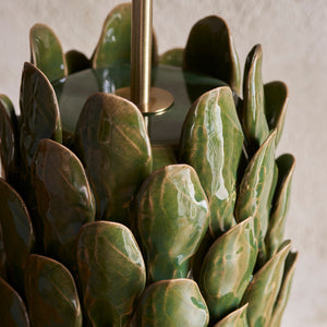Layered Leaf & Ripple 35cm Pearl grey shade - Comet Lighting