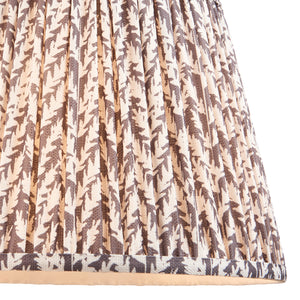 Ceramic Table Light Layered Leaf & Leaf 35cm Pearl grey shade - Comet Lighting