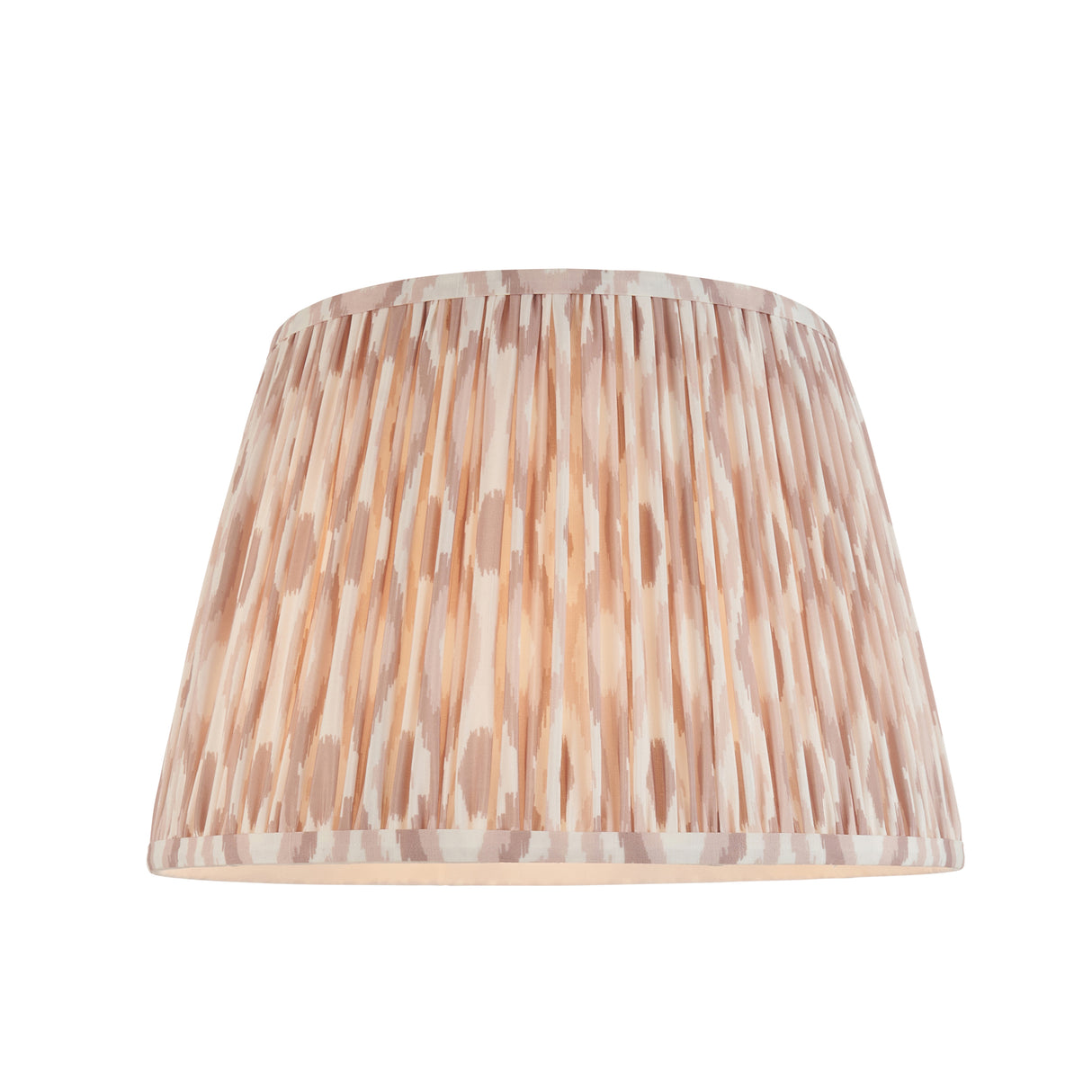 Ceramic Table Light Layered Leaf & Ikat 35cm Neutral shade