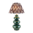 Monroe & Zigzag 30cm Pearl grey shade - Comet Lighting