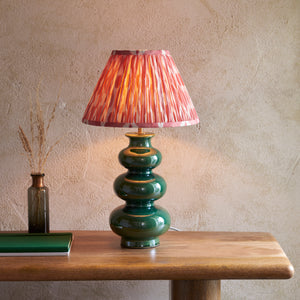 Monroe & Ikat 30cm Coral pink shade - Comet Lighting