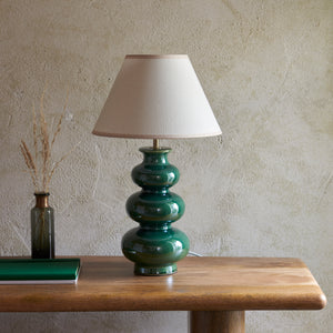 Monroe & Ivy 30cm Vintage white shade - Comet Lighting