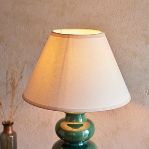 Monroe & Ivy 30cm Vintage white shade - Comet Lighting