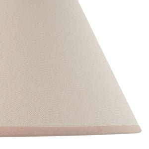 Monroe & Ivy 30cm Vintage white shade - Comet Lighting