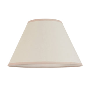 Monroe & Ivy 30cm Vintage white shade - Comet Lighting