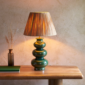 Monroe & Raffia 30cm Natural raffia shade - Comet Lighting