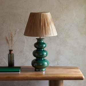 Monroe & Raffia 30cm Natural raffia shade - Comet Lighting