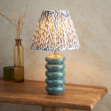 Squash & Leaf 25cm Pearl grey shade - Comet Lighting