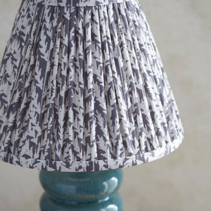 Squash & Leaf 25cm Pearl grey shade - Comet Lighting