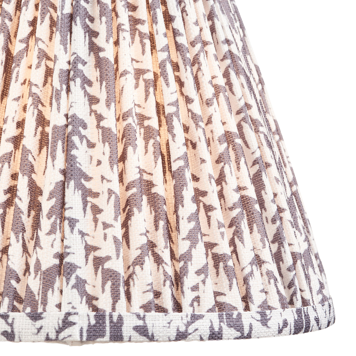 Squash & Leaf 25cm Pearl grey shade - Comet Lighting