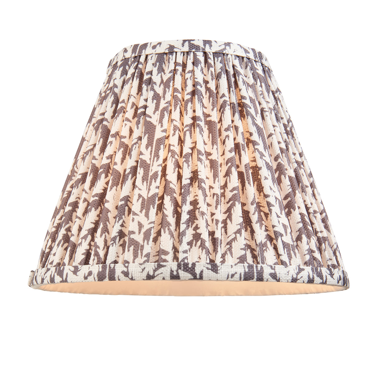 Squash & Leaf 25cm Pearl grey shade - Comet Lighting