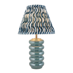 Squash & Ripple 25cm Marlin blue shade - Comet Lighting