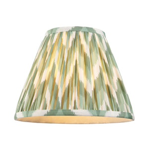 Squash & Zigzag 25cm Cotswold green shade - Comet Lighting