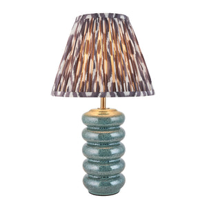 Squash & Ikat 25cm Pearl grey shade - Comet Lighting