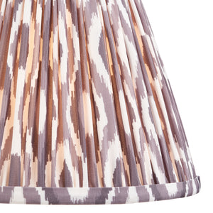 Squash & Ikat 25cm Pearl grey shade - Comet Lighting
