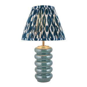 Squash & Ikat 25cm Marlin blue shade - Comet Lighting