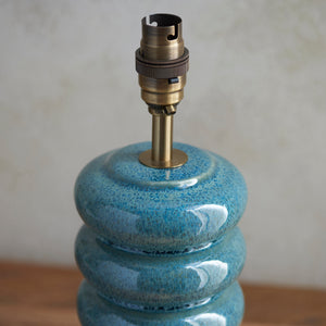 Squash & Ikat 25cm Marlin blue shade - Comet Lighting