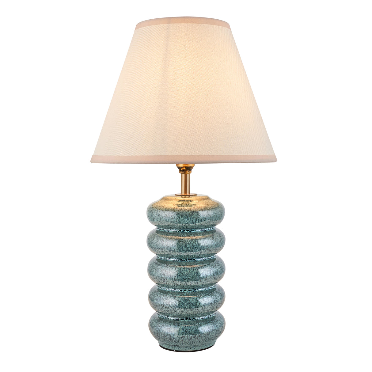 Squash & Ivy 25cm Vintage white shade - Comet Lighting