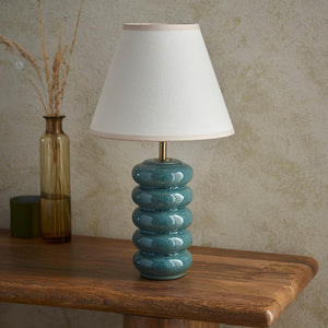 Squash & Ivy 25cm Vintage white shade - Comet Lighting