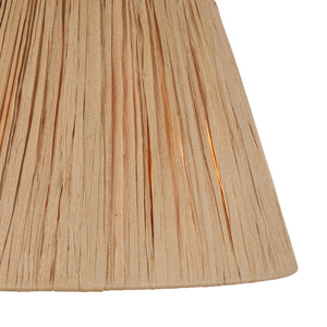 Squash & Raffia 24cm Natural raffia shade - Comet Lighting