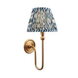 Santiago & Ripple 20cm Marlin blue shade Wall light - Comet Lighting