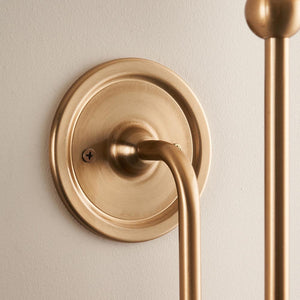 Santiago & Zigzag 20cm Pearl grey shade Wall light - Comet Lighting