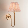 Santiago & Leaf 20cm Peachy keen shade Wall light - Comet Lighting