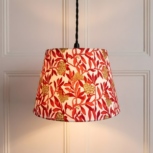 AARTIN 40 CM Maple Blossom Cotton Lampshade - Straight Empire ( Shade Only )