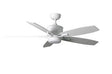 Prima 52inch Ceiling Fan with LED Light White