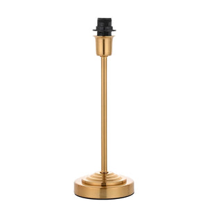 Rise Table Base Vintage brass finish