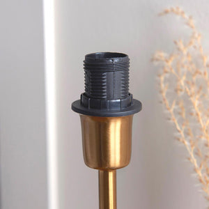 Rise Table Base Vintage brass finish