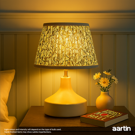 AARTIN FRANKLIN TABLE LAMP IN WHITE UNGLAZED CERAMIC (BASE ONLY)