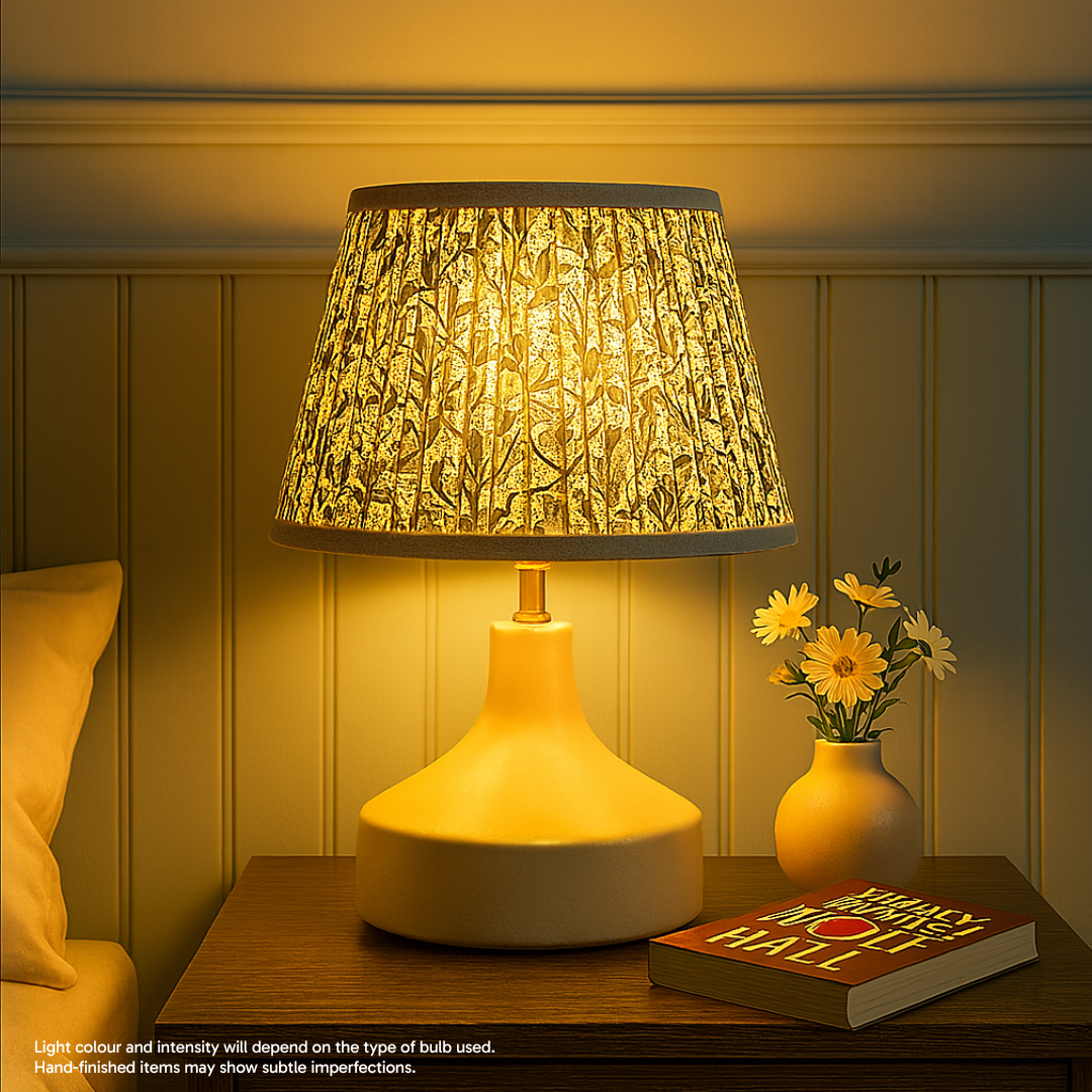 AARTIN FRANKLIN TABLE LAMP IN WHITE UNGLAZED CERAMIC (BASE ONLY)