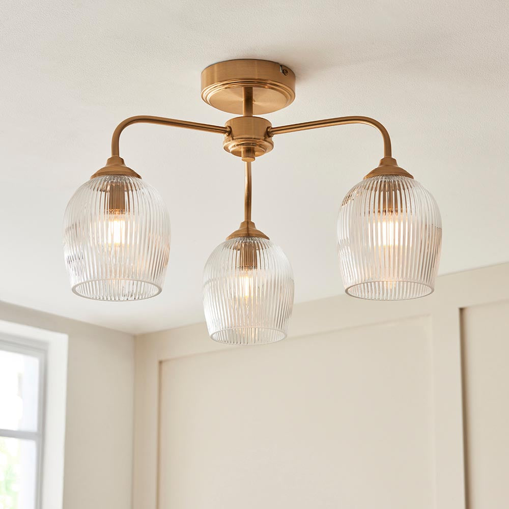 Ashcroft Ribbed 3lt Semi Flush