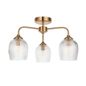 Ashcroft Ribbed 3lt Semi Flush