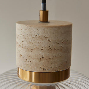 Travi Ribbed Pendant
