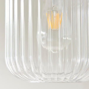 Travi Ribbed Pendant